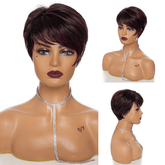 Short Straight Lace Wig - Anellace